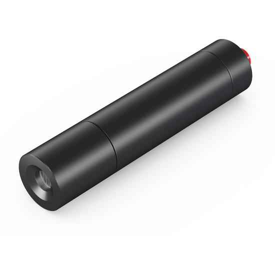 Dot laser, red, 650 nm, 1 mW, Ø15x68 mm, Laser Class 2, Focus fixed (10.0m)
