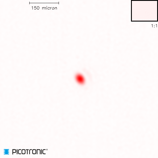 Punktlaser, rot, 650 nm, 0.1 mW, 5 V DC, Ø8x21 mm, Laserklasse 1, Fokus fixed (100mm), Kabellänge 1…