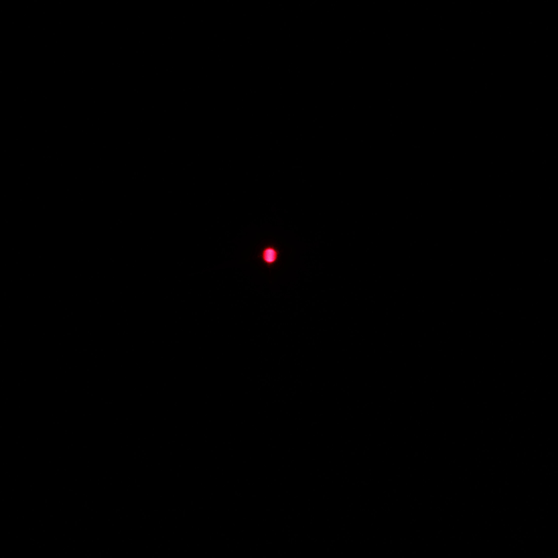 Punktlaser, rot, 650 nm, 1 mW, 3 V DC, Ø4x10 mm, Laserklasse 2, Fokus einstellbar, Kabellänge 120 mm