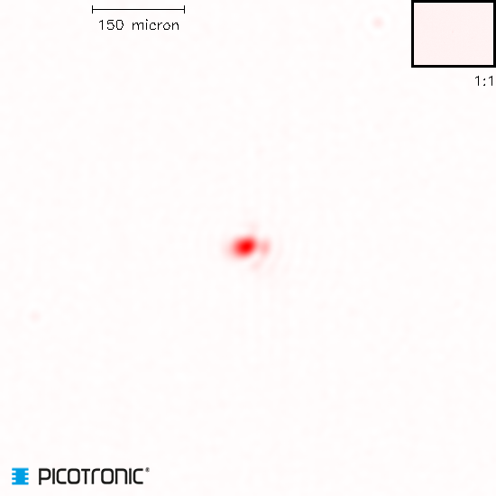 Punktlaser, rot, 650 nm, 13 mW, 3 V DC, Ø14x45 mm, Laserklasse 3B, Fokus einstellbar, Kabellänge 10…