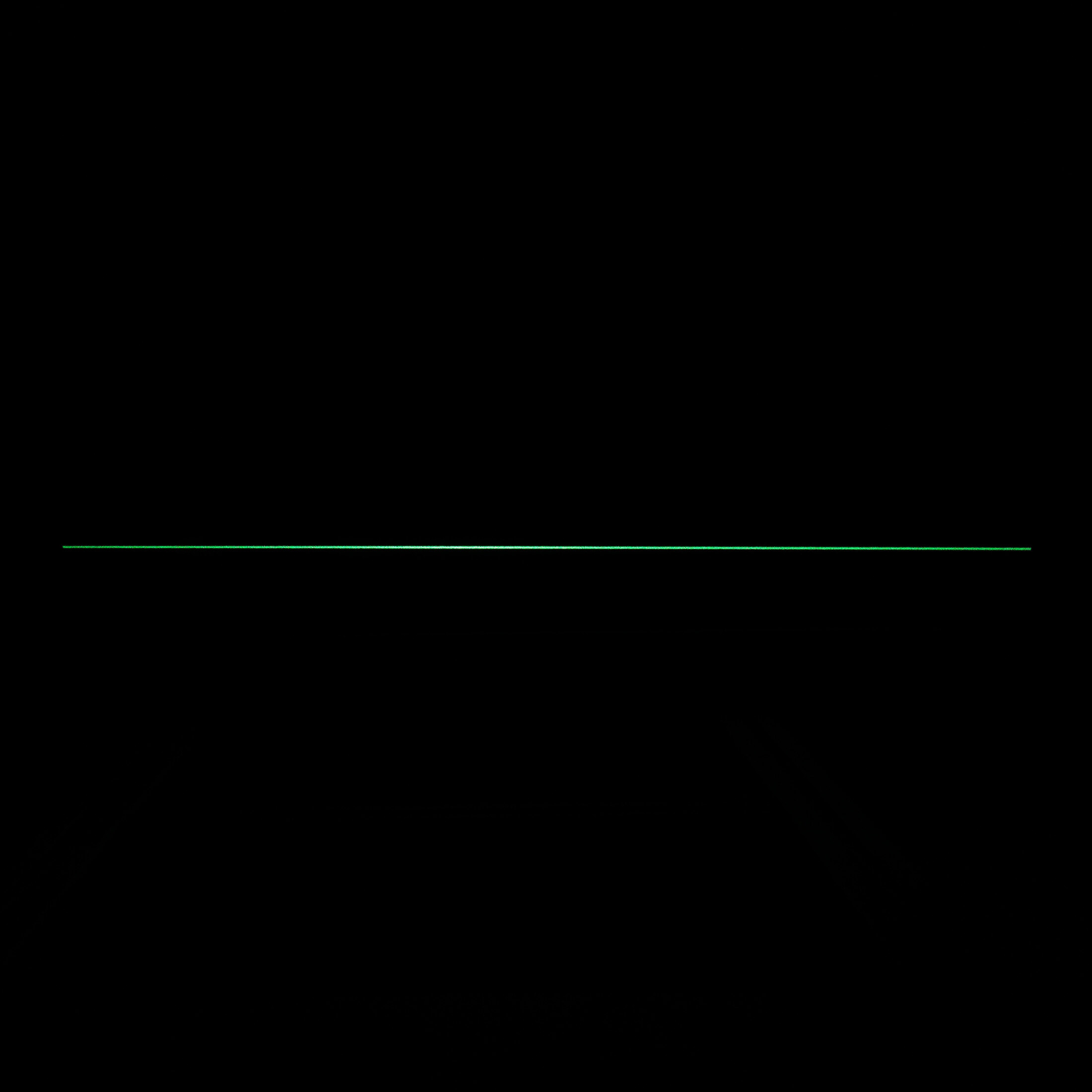 Linienlaser, grün, 520 nm, 60 °, 50 mW, 24 V DC, Ø19x88 mm, Laserklasse 3B, Fokus einstellbar, Kabe…