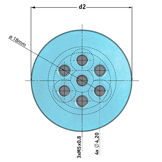 Picotronic Halterung MULTI-MOUNT-15(45x75)