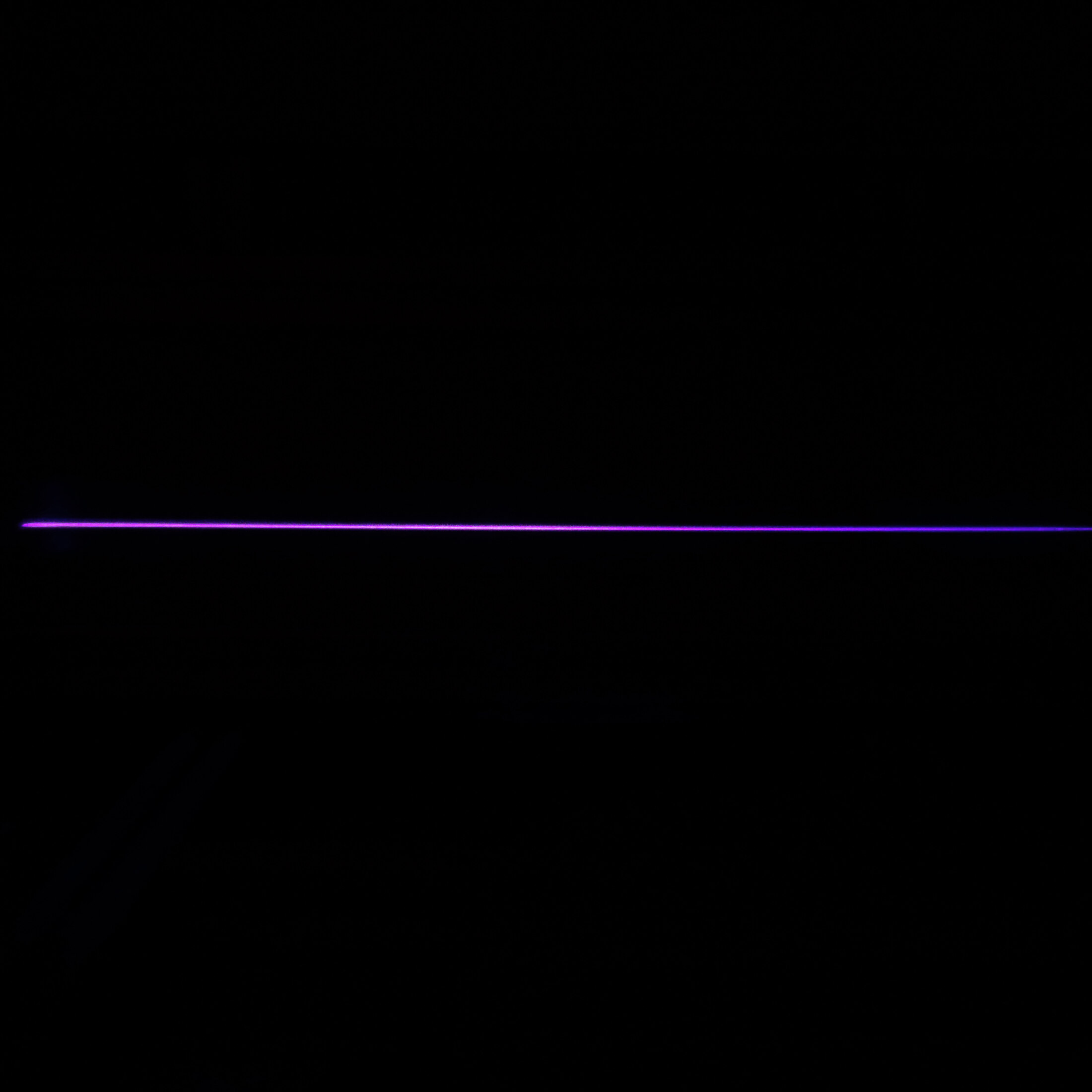 Linienlaser, blau, 405 nm, 90 °, 70 mW, 5 V DC, Ø14x55 mm, Laserklasse 3R, Fokus einstellbar, Kabel…