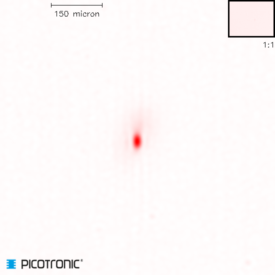 Punktlaser, rot, 650 nm, 2.5 mW, 3 V DC, Ø12x34 mm, Laserklasse 3R, Fokus einstellbar, Kabellänge 1…