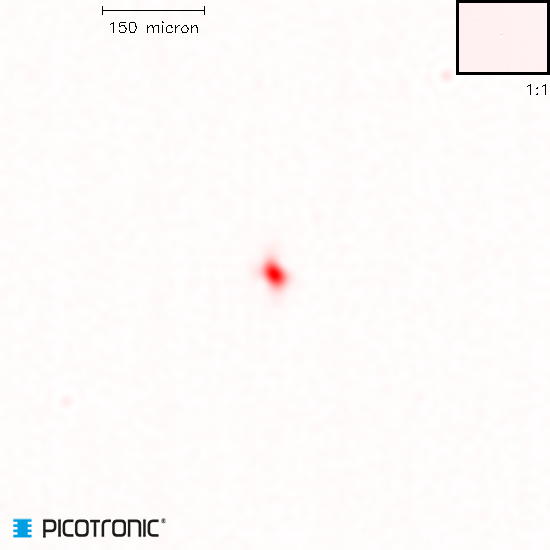 Punktlaser, rot, 635 nm, 4 mW, 3 V DC, Ø12x34 mm, Laserklasse 3R, Fokus einstellbar, Kabellänge 100…