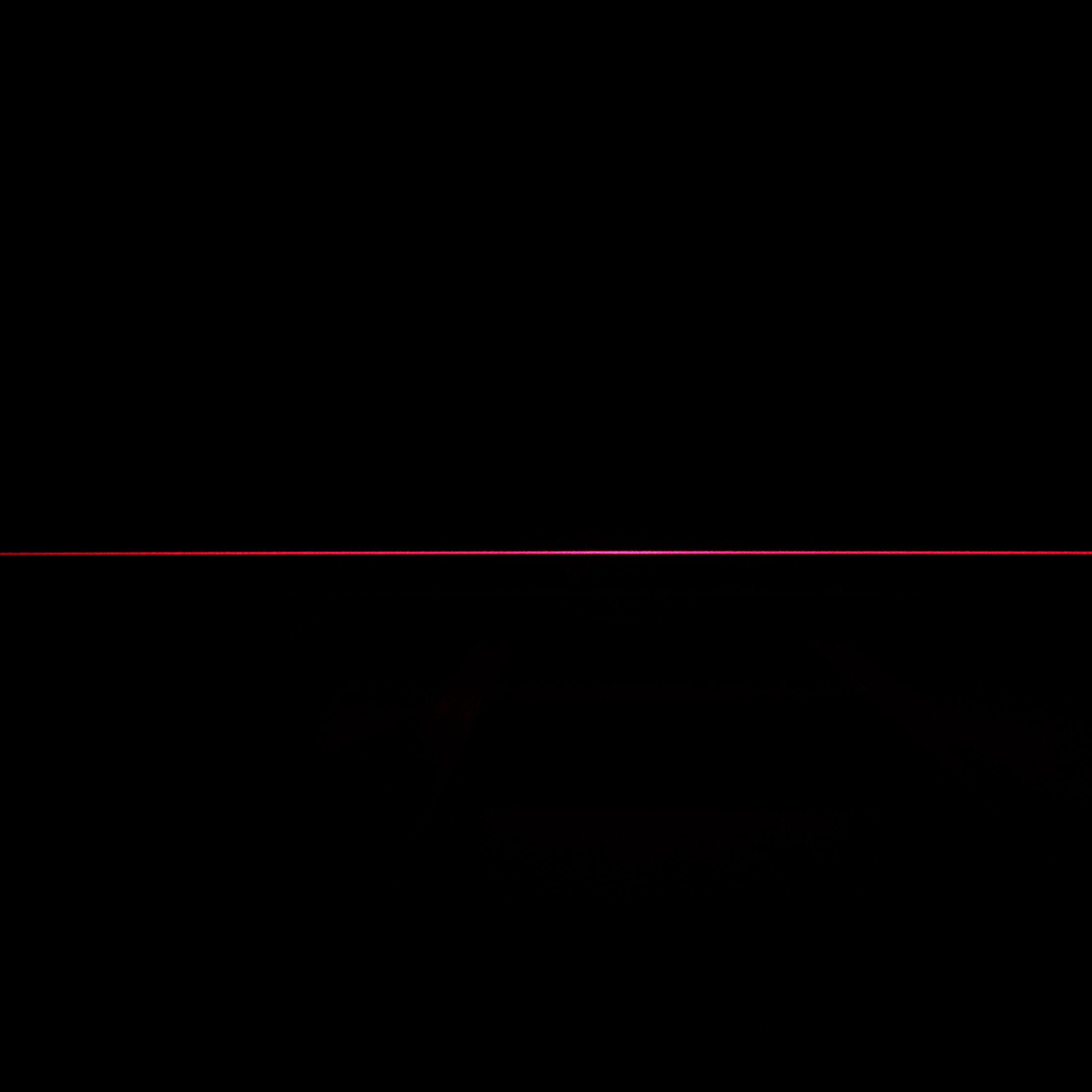 Linienlaser, rot, 650 nm, 90 °, 16 mW, 24 V DC, Ø20x80 mm, Laserklasse 2, Fokus fixed (800mm), Kabe…