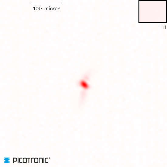 Punktlaser, rot, 635 nm, 6 mW, 3 V DC, Ø12x34 mm, Laserklasse 3B, Fokus einstellbar, Kabellänge 100…