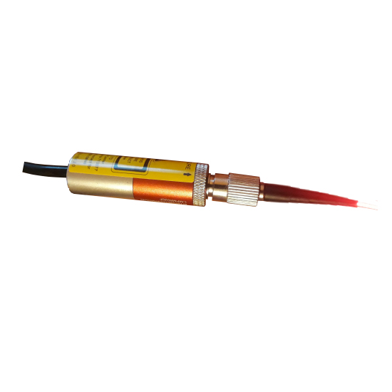 Faser Laser, rot, 635 nm, 20 mW, 5 V DC, Ø14x50 mm, Laserklasse 3R, Kabellänge 500 mm, CON-USB-A