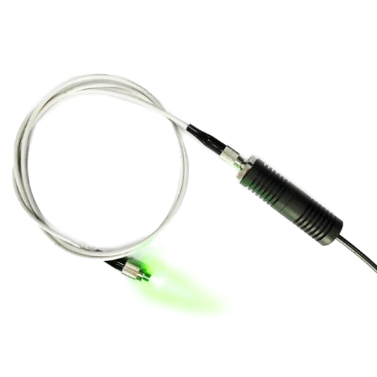 Faser Lasermodul grün 520nm 10mW 5VDC 14.8x75.5mm