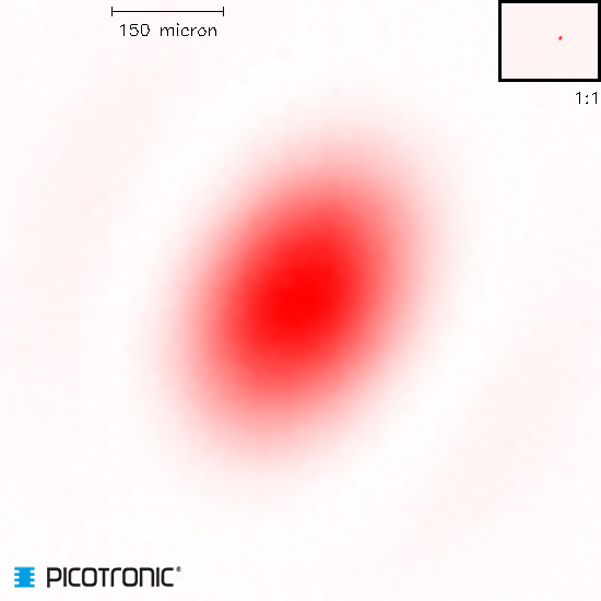 Punktlaser, rot, 650 nm, 1 mW, 5 V DC, Ø8x21 mm, Laserklasse 2, Fokus fixed (700mm), Kabellänge 100…
