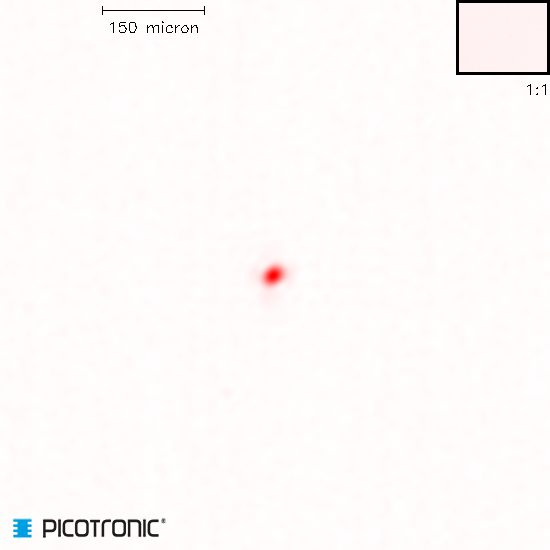 Punktlaser, rot, 635 nm, 2.2 mW, 3 V DC, Ø8x25 mm, Laserklasse 3R, Fokus einstellbar, Kabellänge 10…