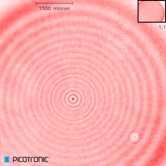 Punktlaser, rot, 635 nm, 2 mW, 3 V DC, Ø11x60 mm, Laserklasse 3R, Fokus kollimiert, Kabellänge 100 …