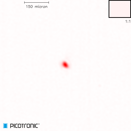 Punktlaser, rot, 650 nm, 24 mW, 3 V DC, Ø14x45 mm, Laserklasse 3B, Fokus einstellbar, Kabellänge 10…