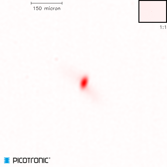 Punktlaser, rot, 635 nm, 7 mW, 3 V DC, Ø12x34 mm, Laserklasse 3B, Fokus einstellbar, Kabellänge 100…