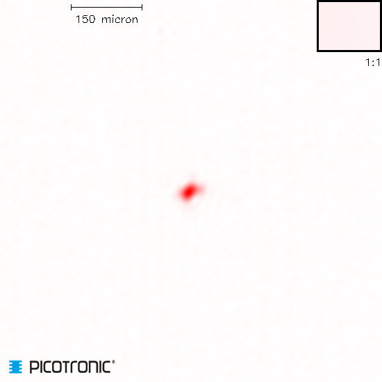 Punktlaser, rot, 635 nm, 2.2 mW, 3 V DC, Ø12x34 mm, Laserklasse 3R, Fokus einstellbar, Kabellänge 1…